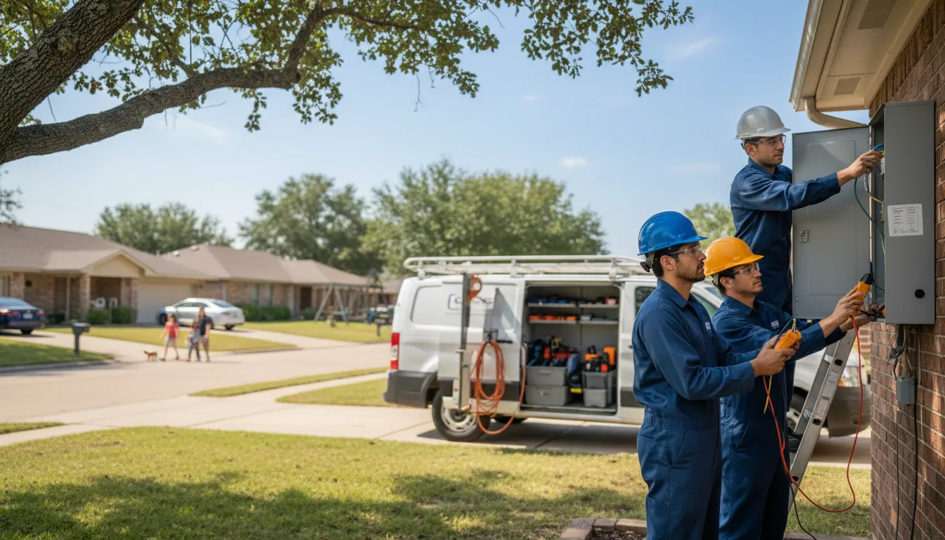 Certified electrician providing emergency electrical services in Linton, IN